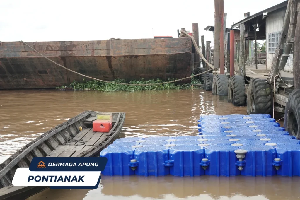 dermaga apung kubus apung barakuda
