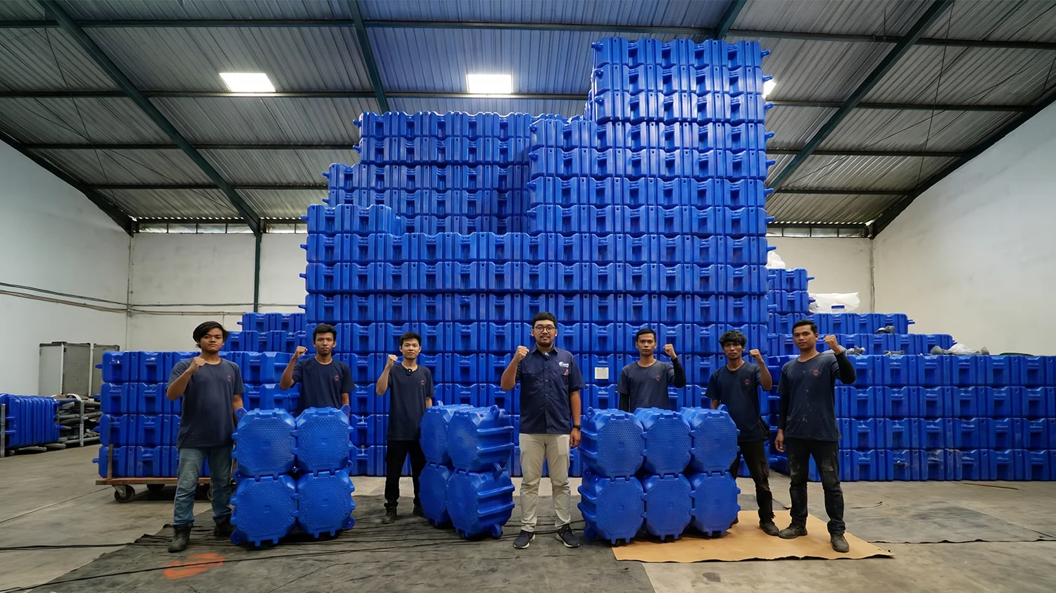 kubus apung produk lokal barakuda marine