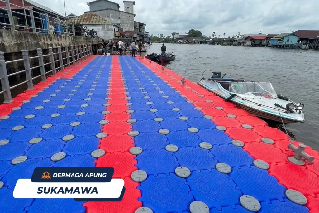 dermaga apung kubus apung barakuda