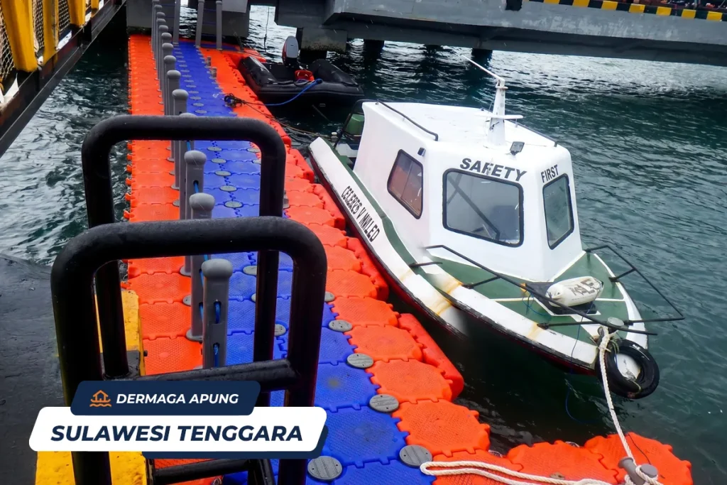 dermaga apung kubus apung barakuda