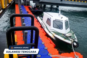 dermaga apung kubus apung barakuda
