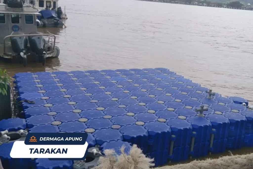 dermaga apung kubus apung barakuda