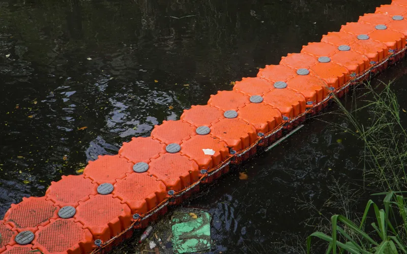 trash barrier